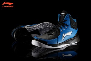 Li-Ning Swift 4 Basketball Shoes - Black/Dark Sky Blue/White