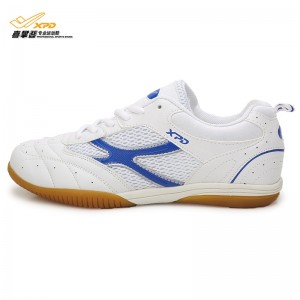 Spanrde Men's & Women's Professional Table Tennis Ventilation Shoes [White/Blue]