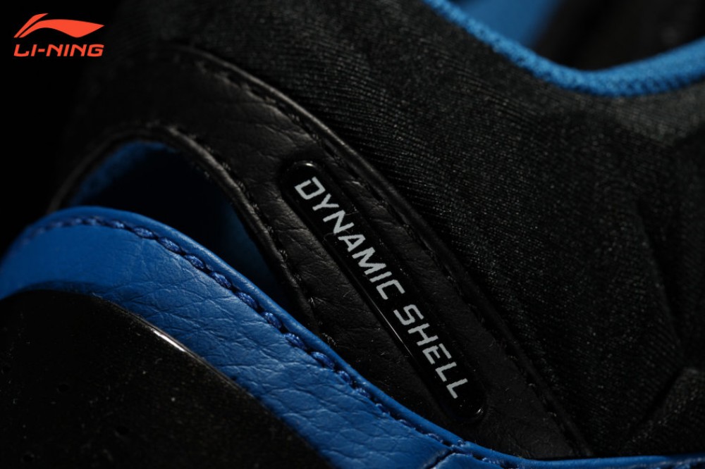 Li-Ning Swift 4 Basketball Shoes - Black/Dark Sky Blue/White
