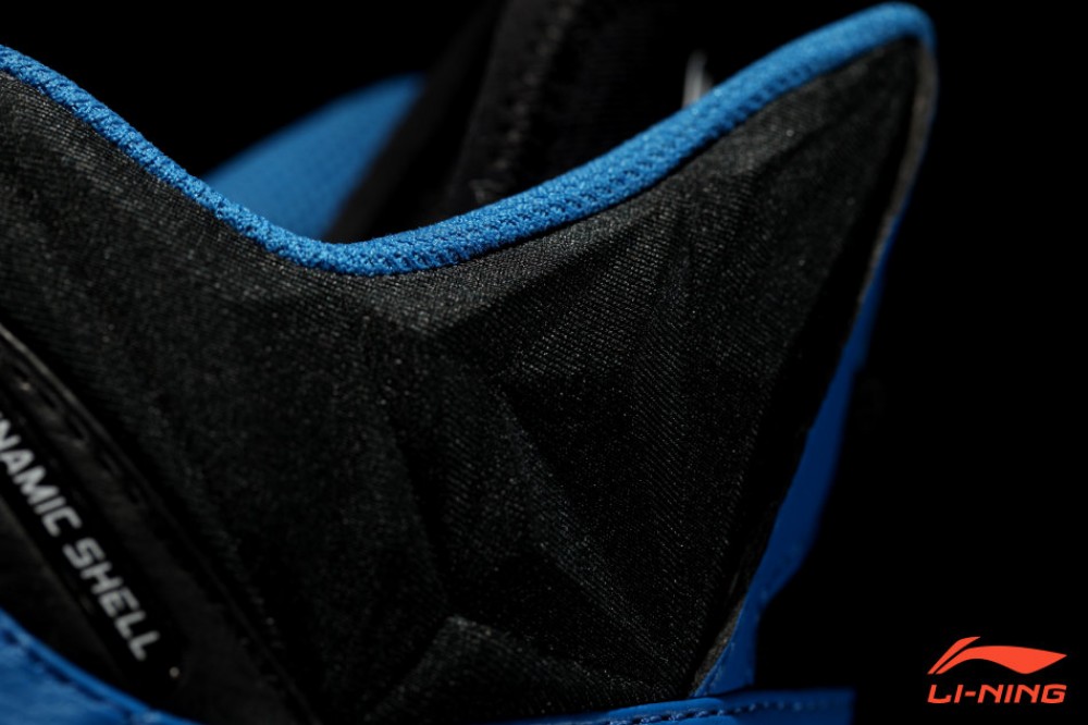 Li-Ning Swift 4 Basketball Shoes - Black/Dark Sky Blue/White