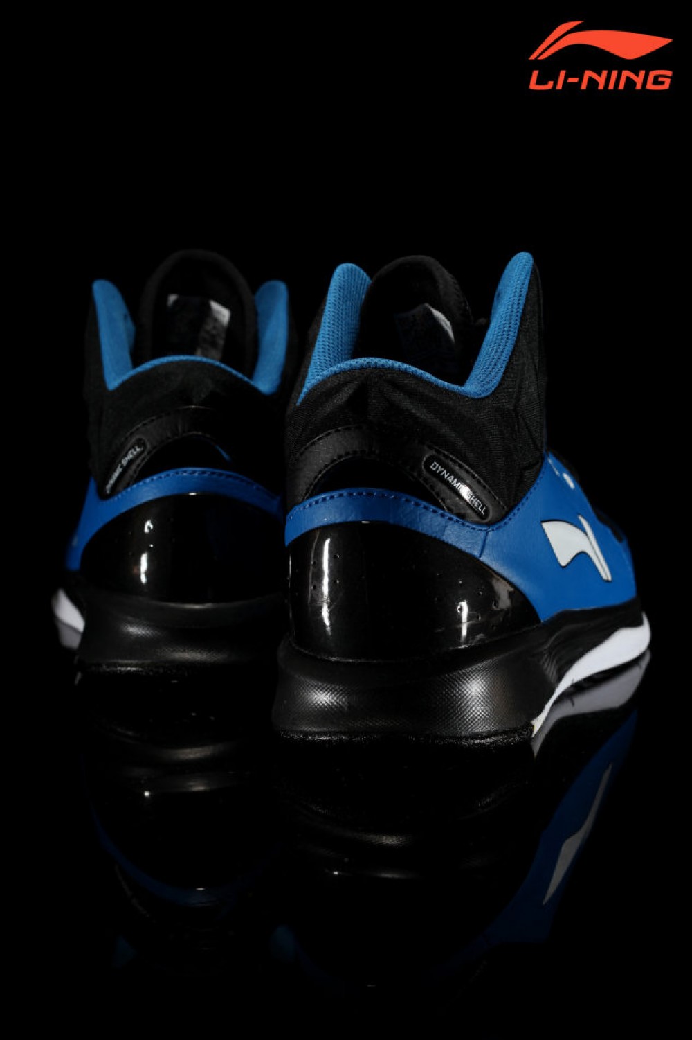 Li-Ning Swift 4 Basketball Shoes - Black/Dark Sky Blue/White