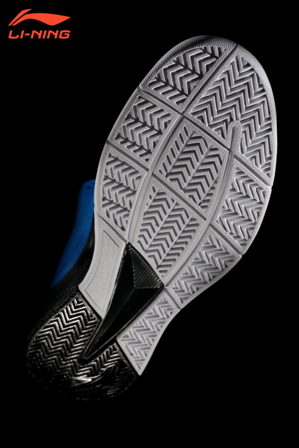 Li-Ning Swift 4 Basketball Shoes - Black/Dark Sky Blue/White