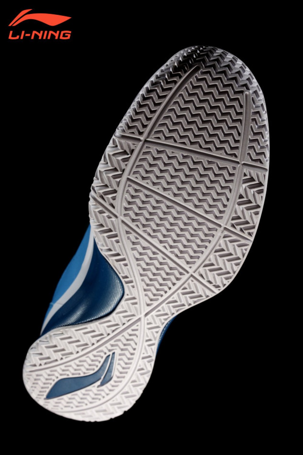 Li-Ning Combat Basketball Shoes - Sky Blue/Deep Blue/White