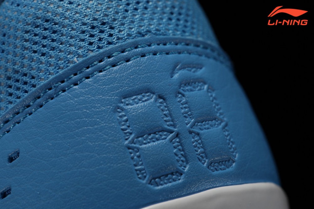 Li-Ning Combat Basketball Shoes - Sky Blue/Deep Blue/White