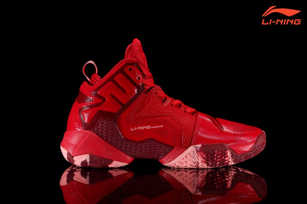 CBA X Li-Ning Glenn Robinson III Power 2 Basketball Shoes - Tomato Red/Pink