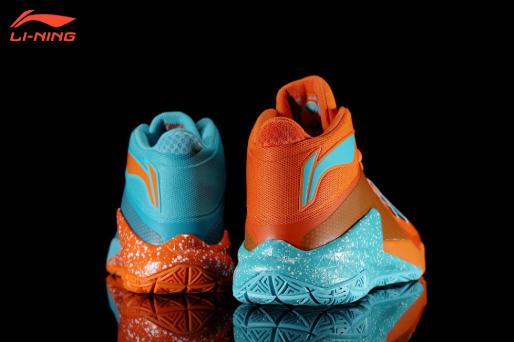 Li-Ning Wade All in Team 3 "Mandarin Duck"-Sky Blue/Orange
