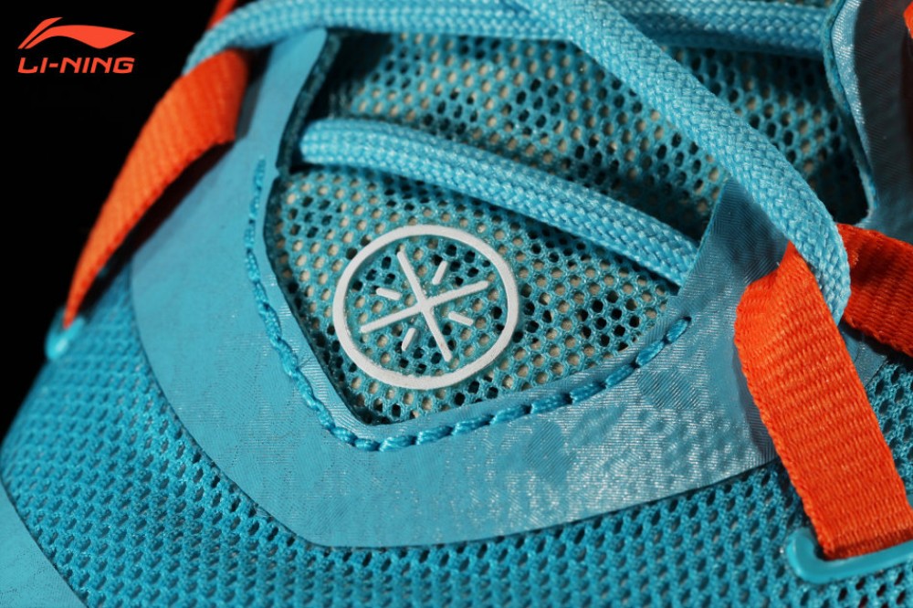 Li-Ning Wade All in Team 3 "Mandarin Duck"-Sky Blue/Orange