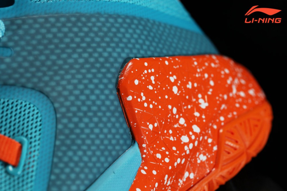 Li-Ning Wade All in Team 3 "Mandarin Duck"-Sky Blue/Orange
