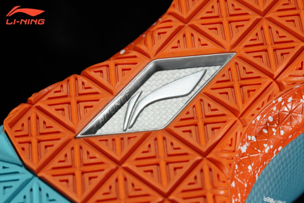 Li-Ning Wade All in Team 3 "Mandarin Duck"-Sky Blue/Orange