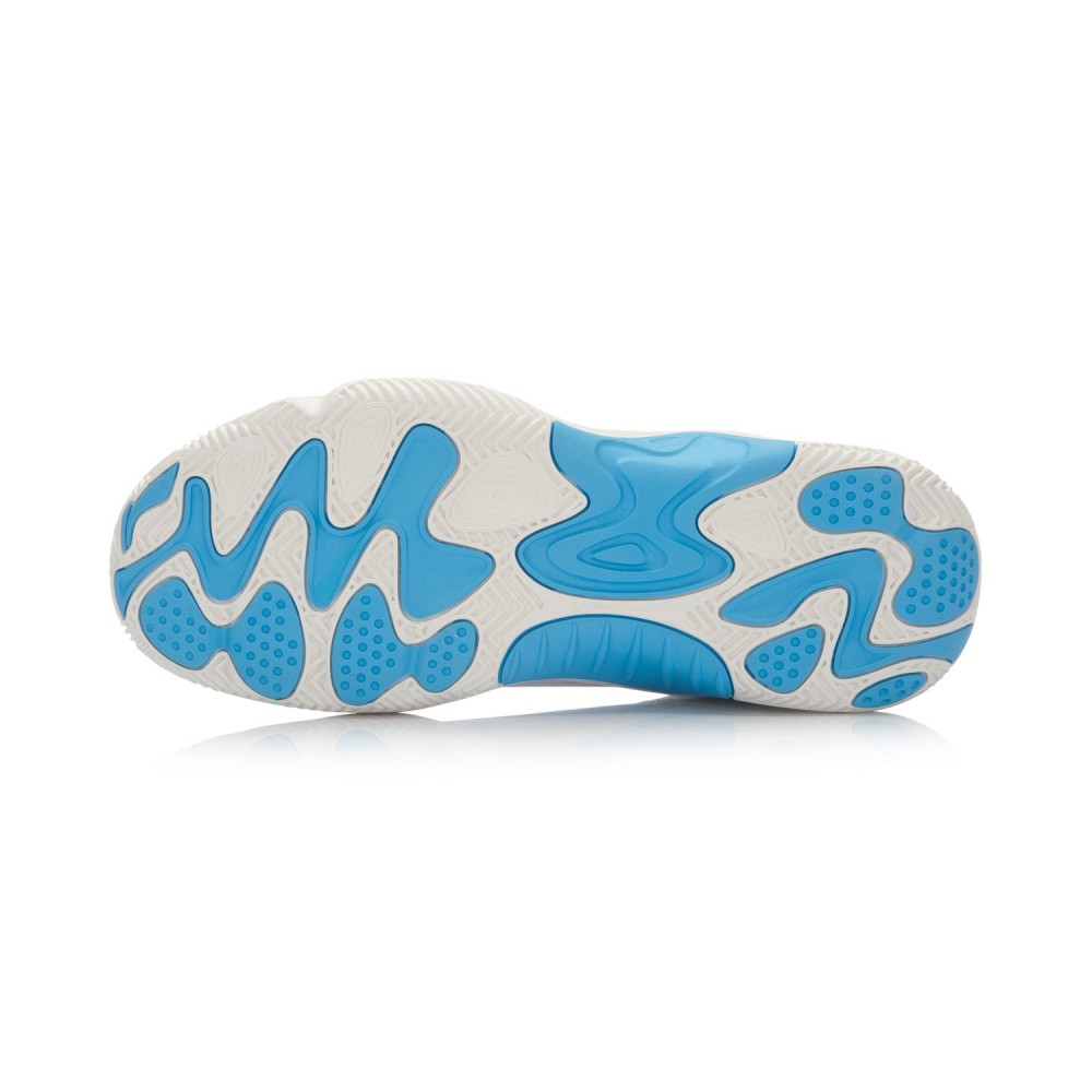 Li-Ning "Tiger Claw II" Mens On Court Basketball Shoes - White/Blue