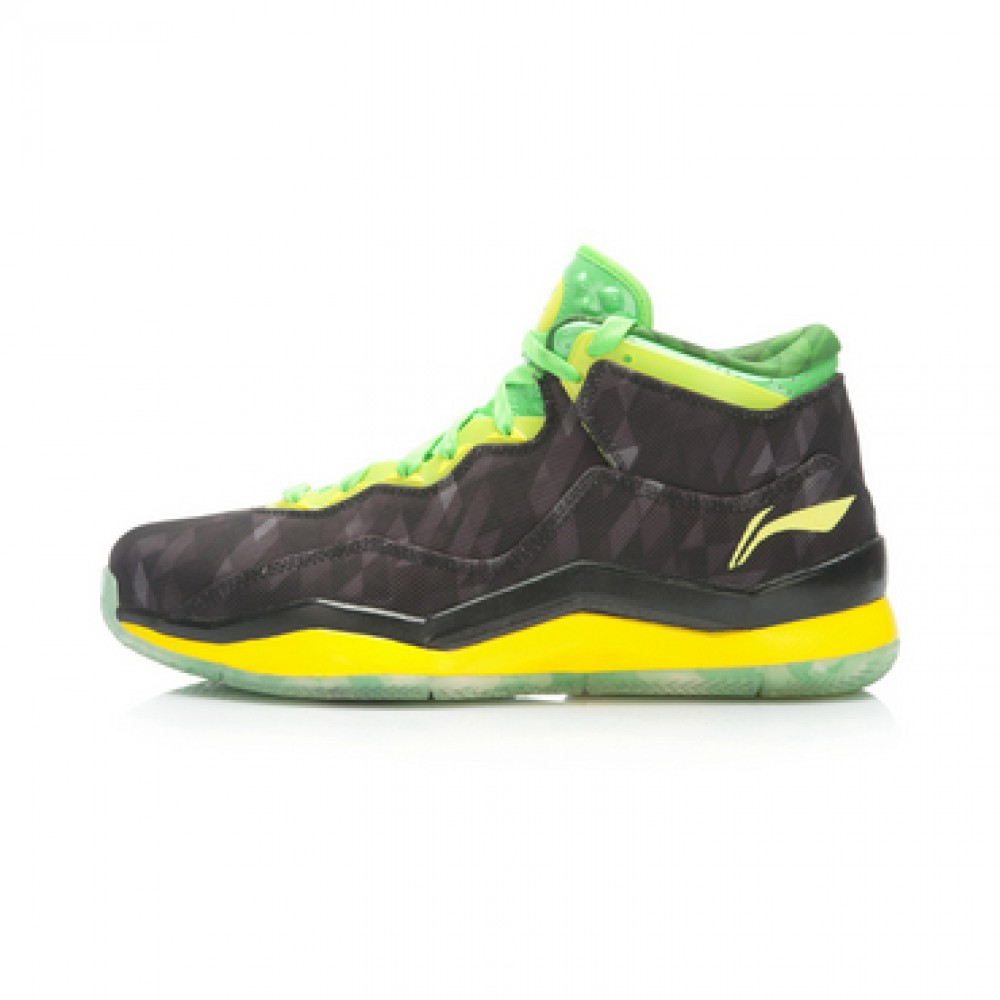 Li Ning WoW 3.0 Way of Wade 3 BHM Black History Month-Black/Green/Yellow 