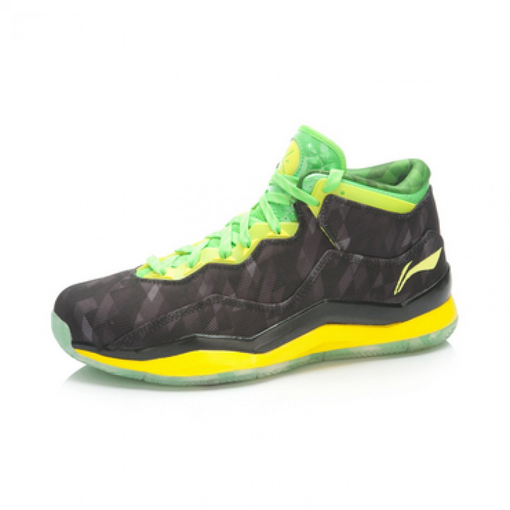 Li Ning WoW 3.0 Way of Wade 3 BHM Black History Month-Black/Green/Yellow 