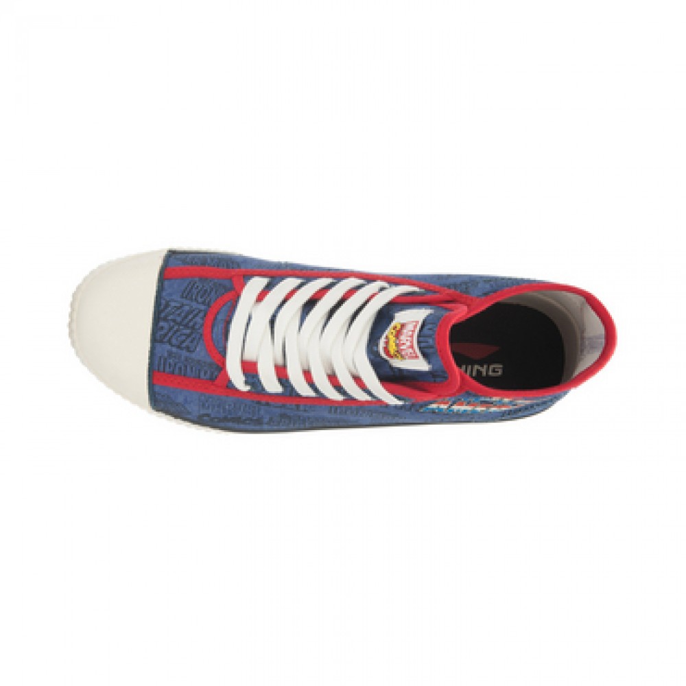 Captain America x Li-Ning Mens Classic Mid Canvas Shoes