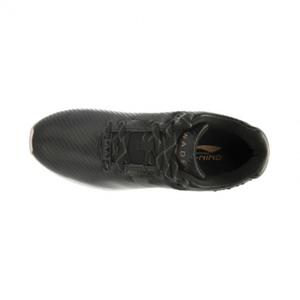 Li-Ning WoW 4 Wade 92 Lifestyle Shoes - Black/White/Gold 