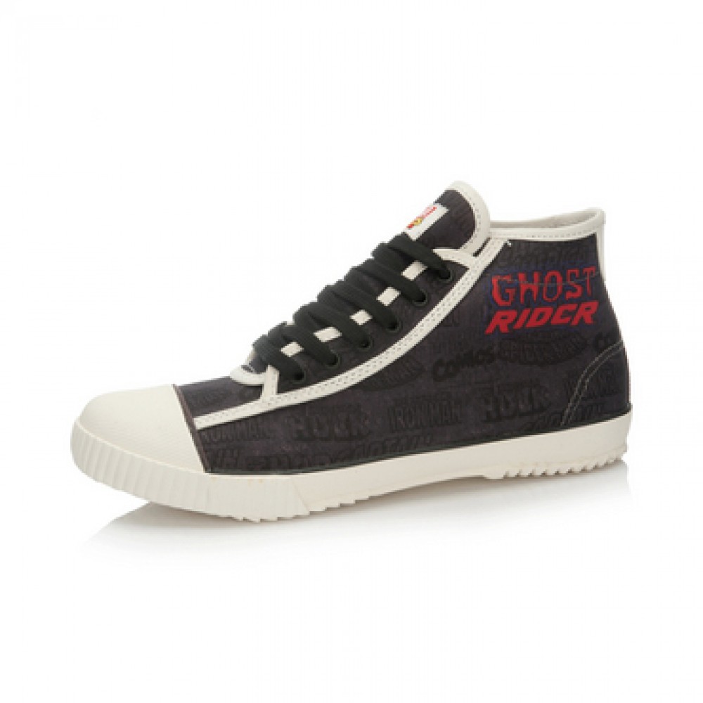 Ghost Rider x Li-Ning Mens Classic Mid Canvas Shoes