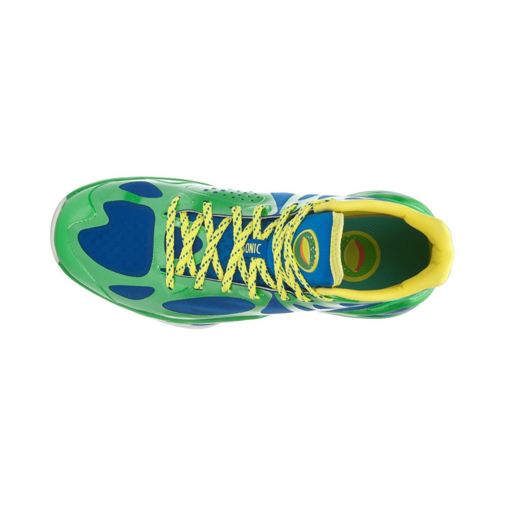 Li-Ning BB Lite Sonic 4 2016 CBA Professional Basketball Shoes - Grass Green/Crystal Blue