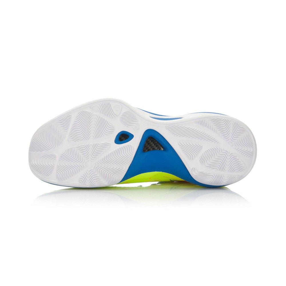 Li-Ning BB Lite Sonic 4 2016 CBA Professional Basketball Shoes - Bright Green/Crystal Blue