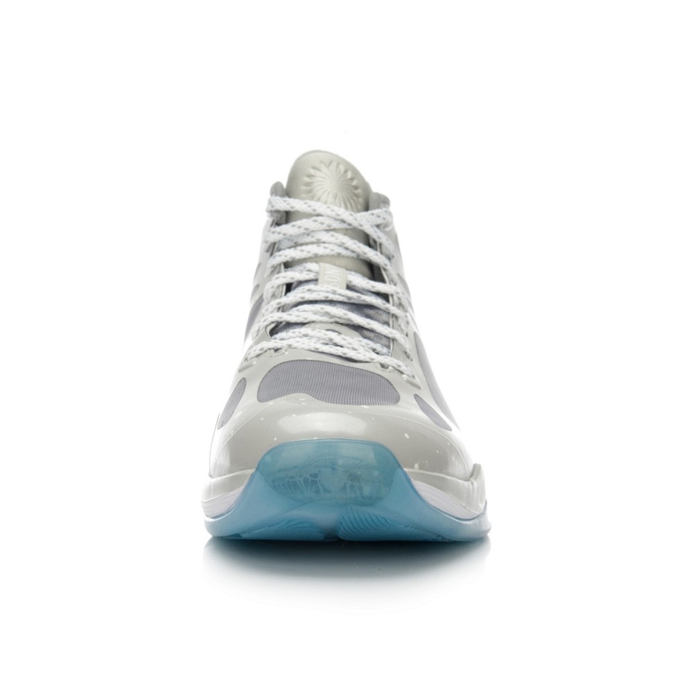 Li-Ning BB Lite Sonic 4 2016 CBA Professional Basketball Shoes - Microcrystalline Grey/Snow Gray