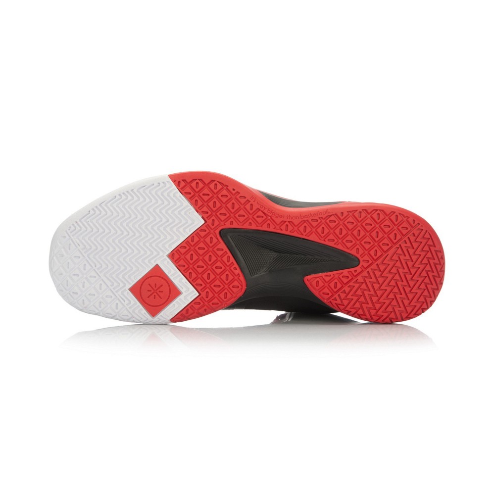 Li-Ning WoW4 Wade Sixth Man Professional Basketball Shoes - Black/Red