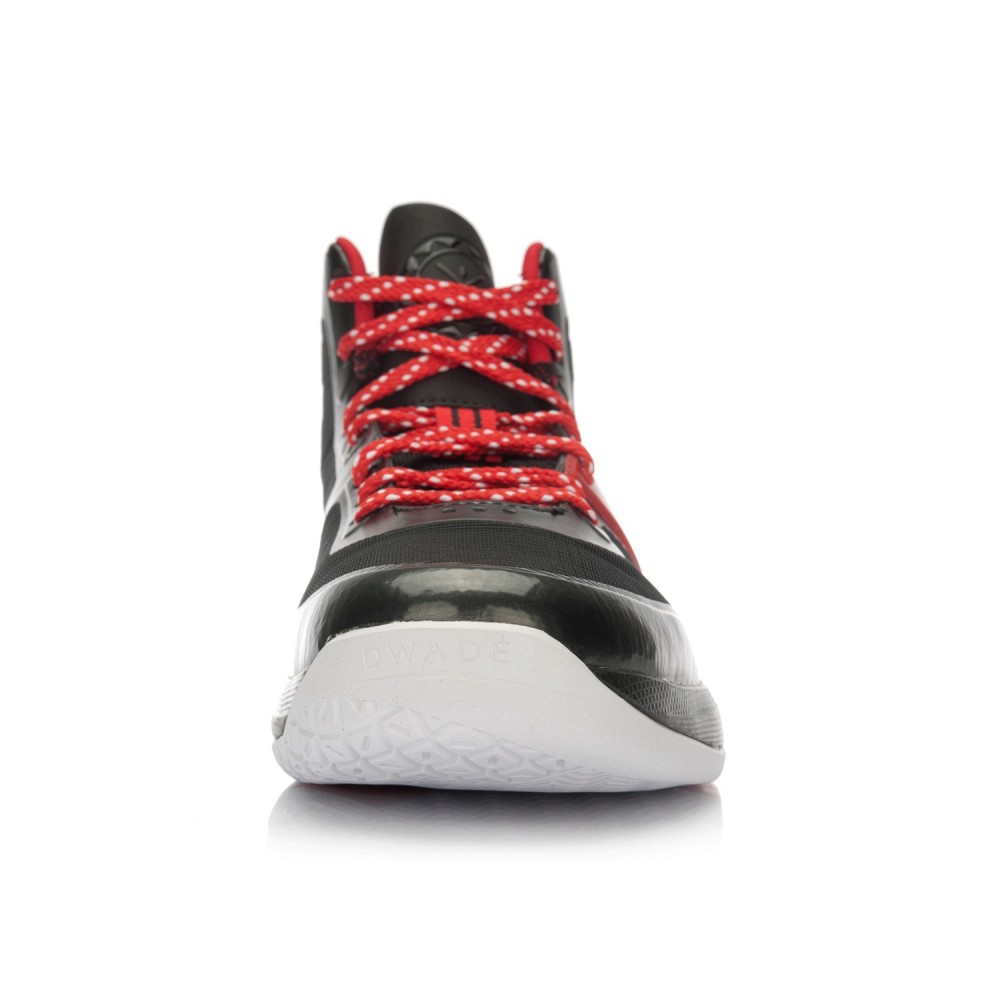Li-Ning WoW4 Wade Sixth Man Professional Basketball Shoes - Black/Red