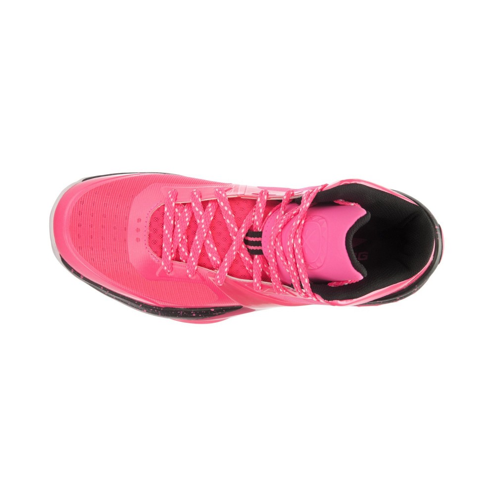 Li-Ning WoW4 Wade Sixth Man Professional Basketball Shoes - Pink/Black