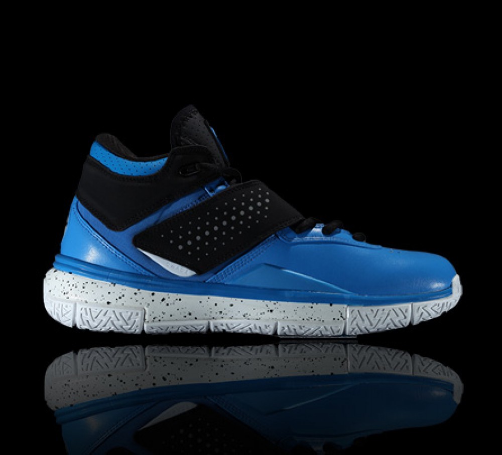 Li Ning WoW 3.0 Wade 808 professional men's basketball game shoes-Black/Blue 