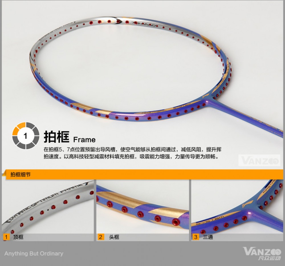 Li-Ning N50-III Wang Yi Han & Li Xue Rui Badminton Racket