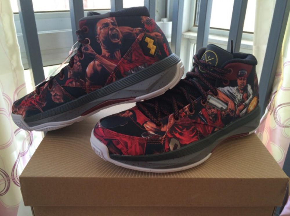 Li Ning Wade All Day Mens Cushion Professional Basektball Shoes - Red/Black/Grey