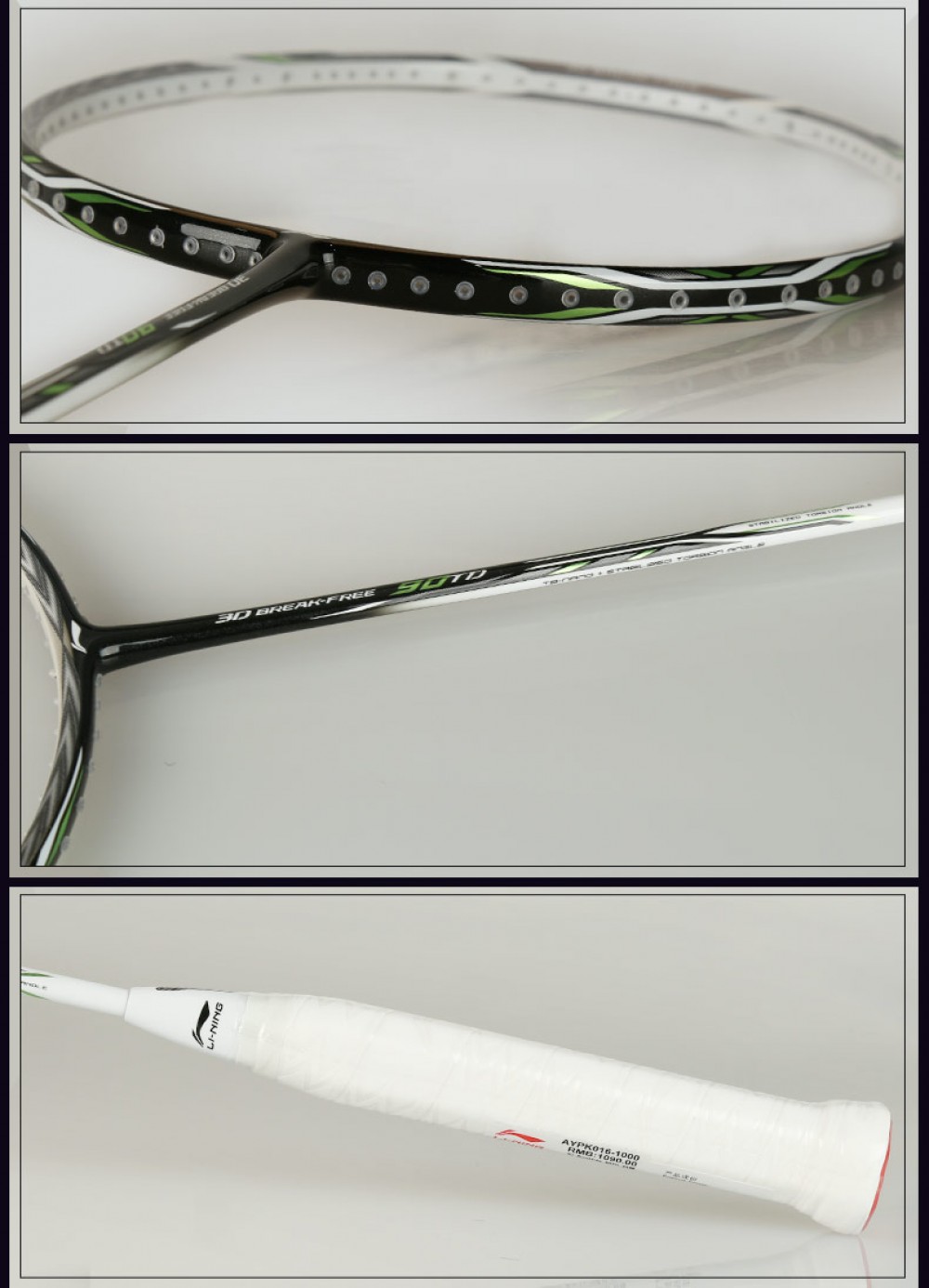 Li-Ning 90TD 3D Breakfree Lin Dan Badminton Racket