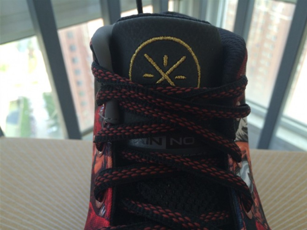 Li Ning Wade All Day Mens Cushion Professional Basektball Shoes - Red/Black/Grey