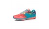 Li-Ning Women's Second Generation Damping Running Shoes-Bright Fluorescent Green/Butterfly Blue/Bright Fluorescent Red 