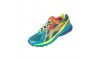 Li-Ning Men's High-Tech Damping Stability Running Shoes - Bright Fluorescent Green/Butterfly Blue/Bright Red 